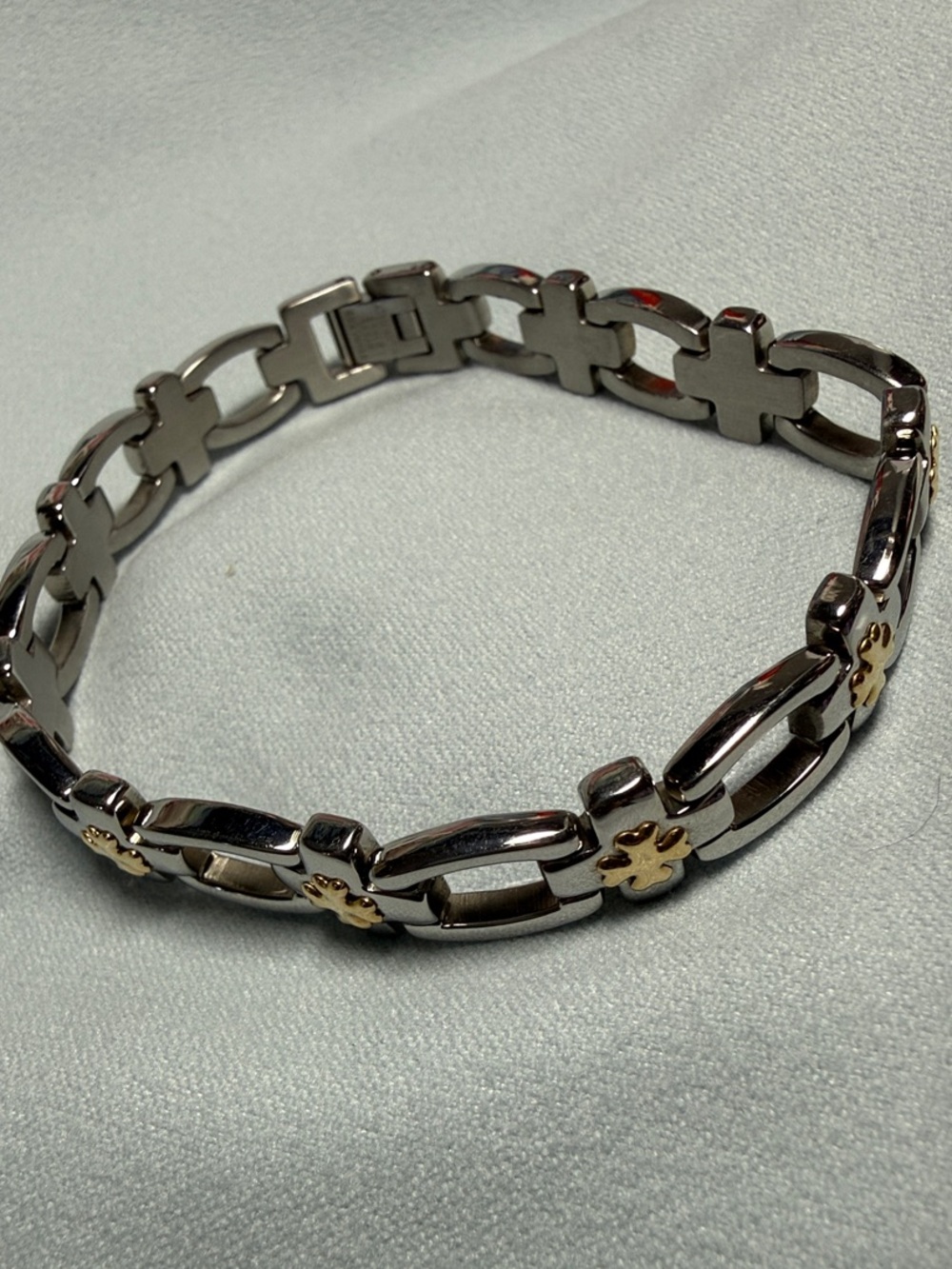 Milor Italy Stainless Steel With 18K Bracelet - 8inch
